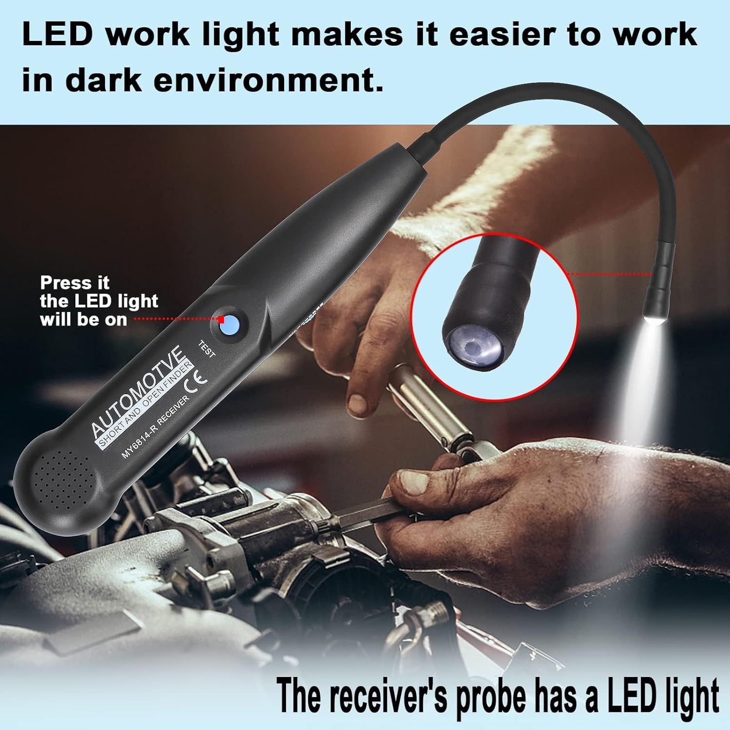 Automotive Short and Open Circuit Finder & Automotive Brake Fluid Tester Pen