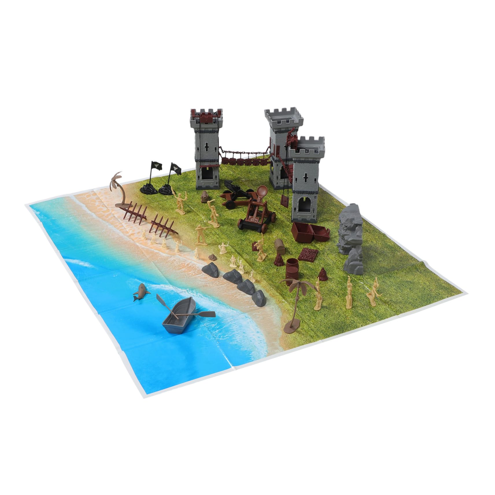 Ipetboom Mini Figure Esercito 293 Pezzi in Plastica per Gioco e Collezione | Dettagli Realistici, Assemblaggio Semplice, Adatti a Bambini e Collezionisti