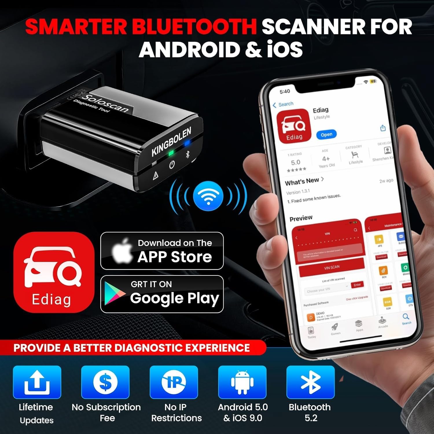 Map Rover Scanner Snapklik.com : Soloscan For Land Rover Jaguar OBD2 Scanner Bluetooth ...