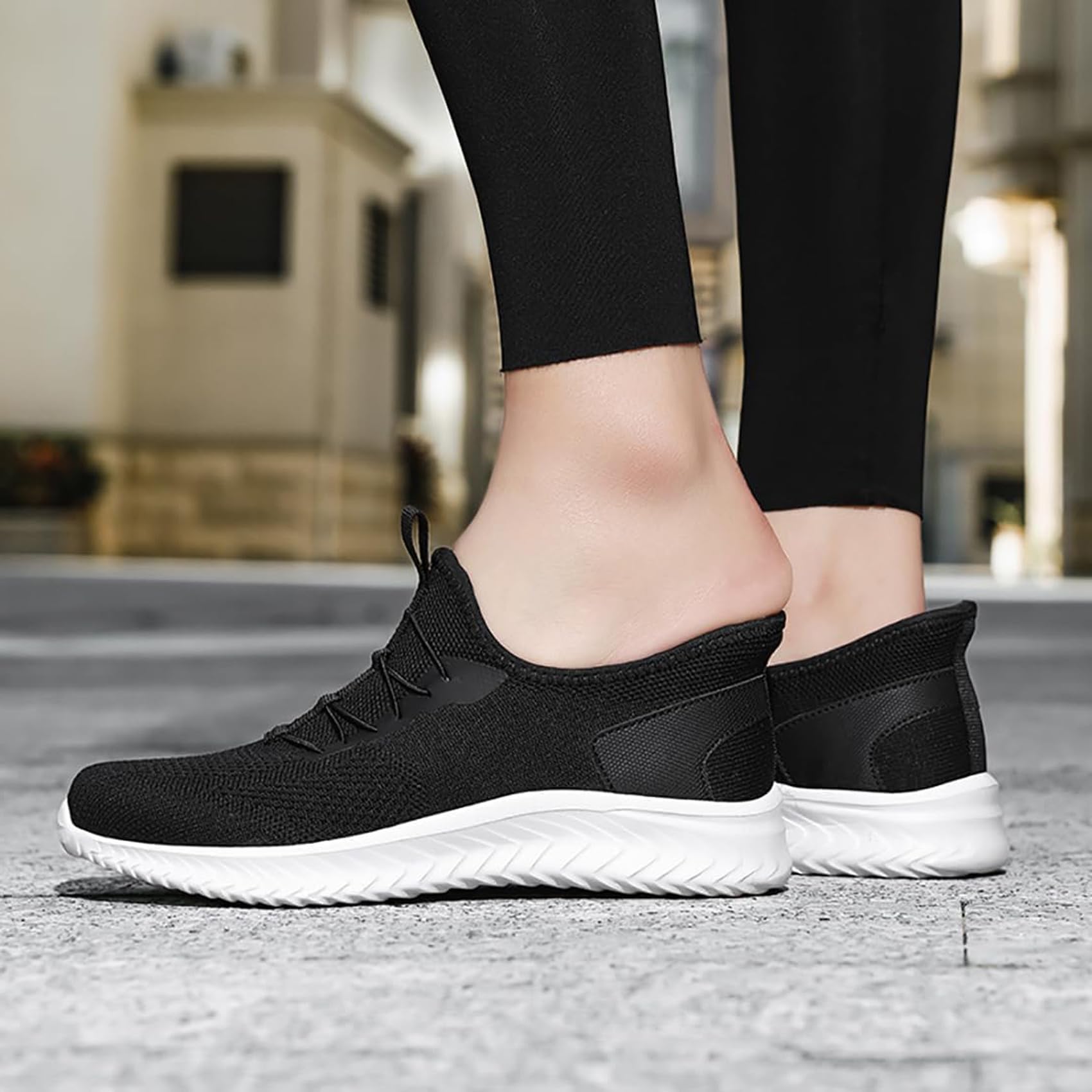 Sneakers Uomo Donna Scarpe da Ginnastica Slip-On Scarpe da Camminata Traspirabile Leggero Scarpe Sportive Scarpe da Corsa