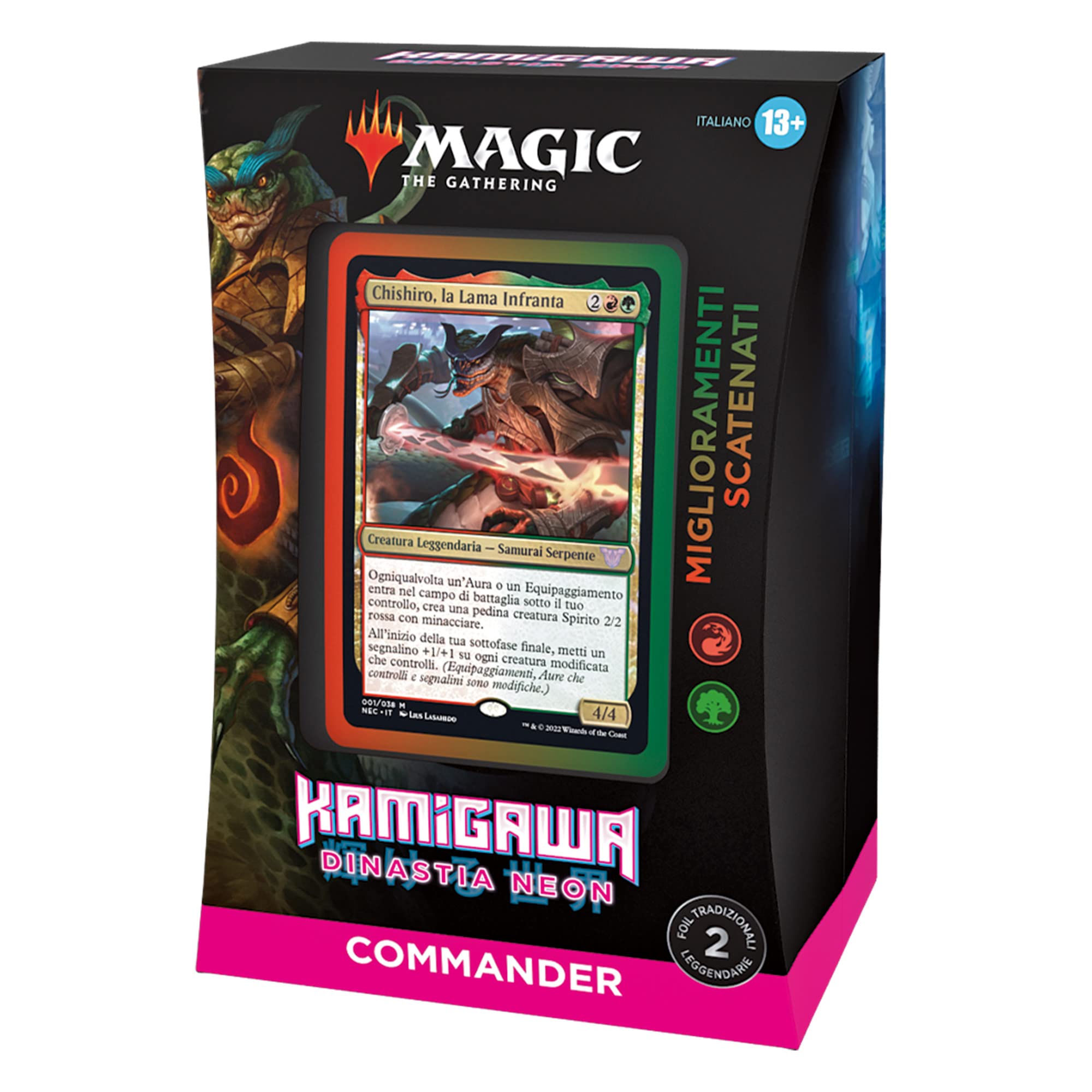 Magic The Gathering-C92101030 Mazzo Commander, Colore Verde-Rosso, 13+ anni, C92101030