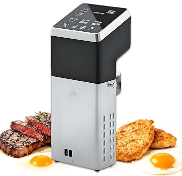 Sous Vide Precision Cooker 1600W - Commercial/Home Use, IPX7 Waterproof, SUS304 Stainless Steel, 0.1C Accurate Control & Auto Temp Alarm