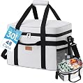 Lifewit Kühltasche Groß 30L 50 Dosen, Faltbar Cooler Bag