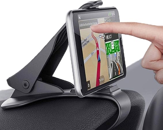 Amazon 車載ホルダー スマホ クリップ式 カーマウント カーホルダー Hud設計 ダッシュボード 取り付け Iphone Android 3 6 5インチまで多機種対応 ブラック 12ヶ月安心保障 携帯電話ホルダー 車 バイク