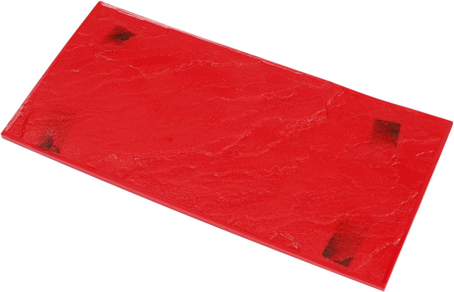 CNCEST PU Concrete Stamp, Realistic Slate Texture Seamless Concrete Stamp Mat Skin Concrete Cement Stamping Tool for Walls Floors, Slate Concrete Stamps for DIY, Concrete Overlay, 23.6" x 12"