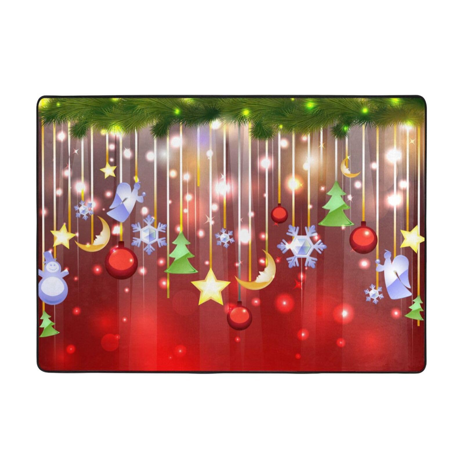 Tapis de chambre en peluche douce lavable en machine pour enfants