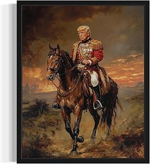 Commander in Chief Donald Trump President Wall Art Print Poster, Official Presidential Portrait Artwork Decor Gallery Collection, Painting Vintage Art Decor 85 (Commander in Chief Donald Trump, 8 x 10 inches, Unframed)