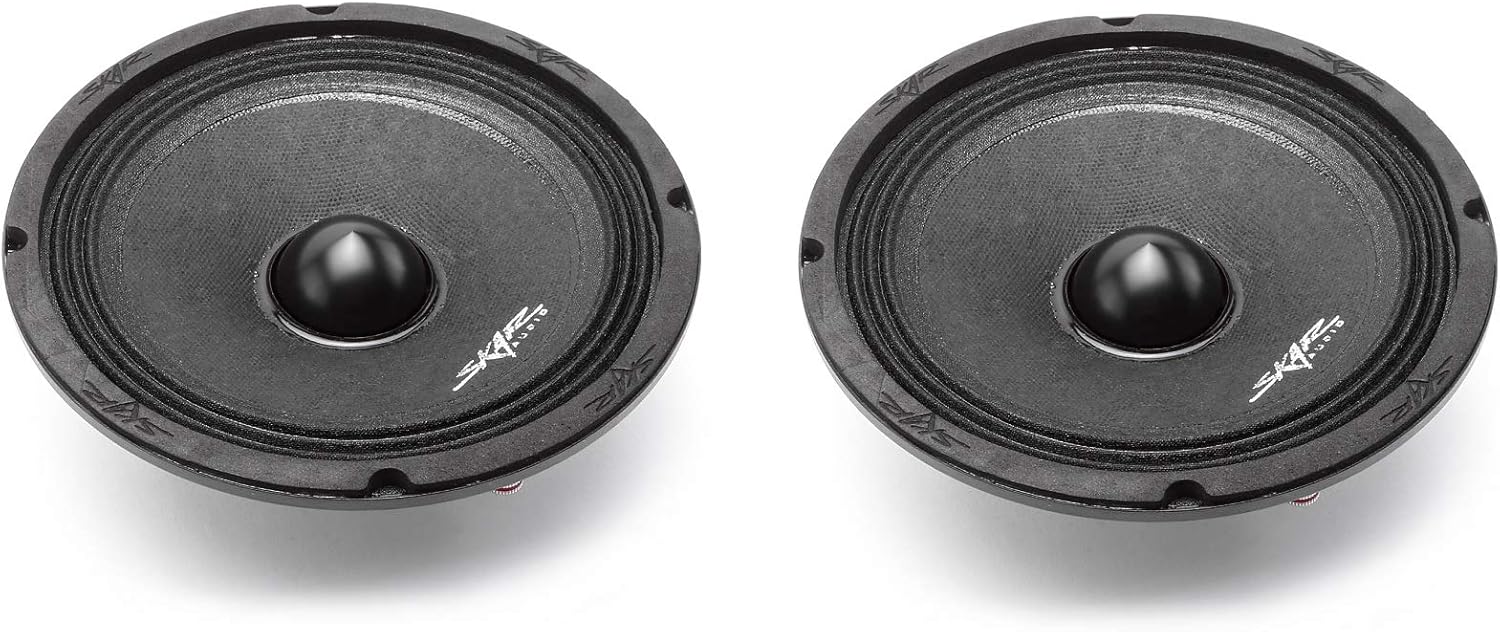 Suреr Brаndѕ (2) Skar Audio NPX65-8 6.5 300 Watt 8-Ohm Neodymium Pro Audio Mid-Range Loudspeaker - 2 Speakers