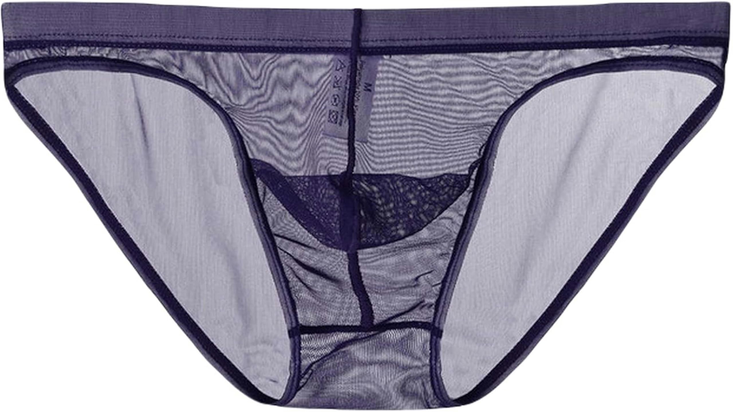 Boxer Uomo 4 Pacchetti di Biancheria Intima Sexy da Uomo Sexy Trasparenti Mutandine Ultra-Sottili Maschi Attraverso Slip Mutande in Maglia Maschile-m-g Purple 1 4pc