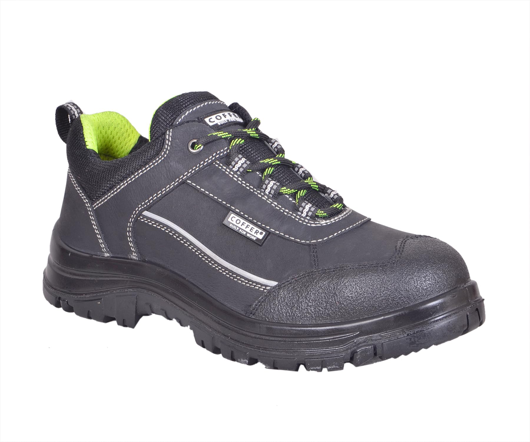 Men's Dark Grey Steel Toe Safety Shoe-image-25