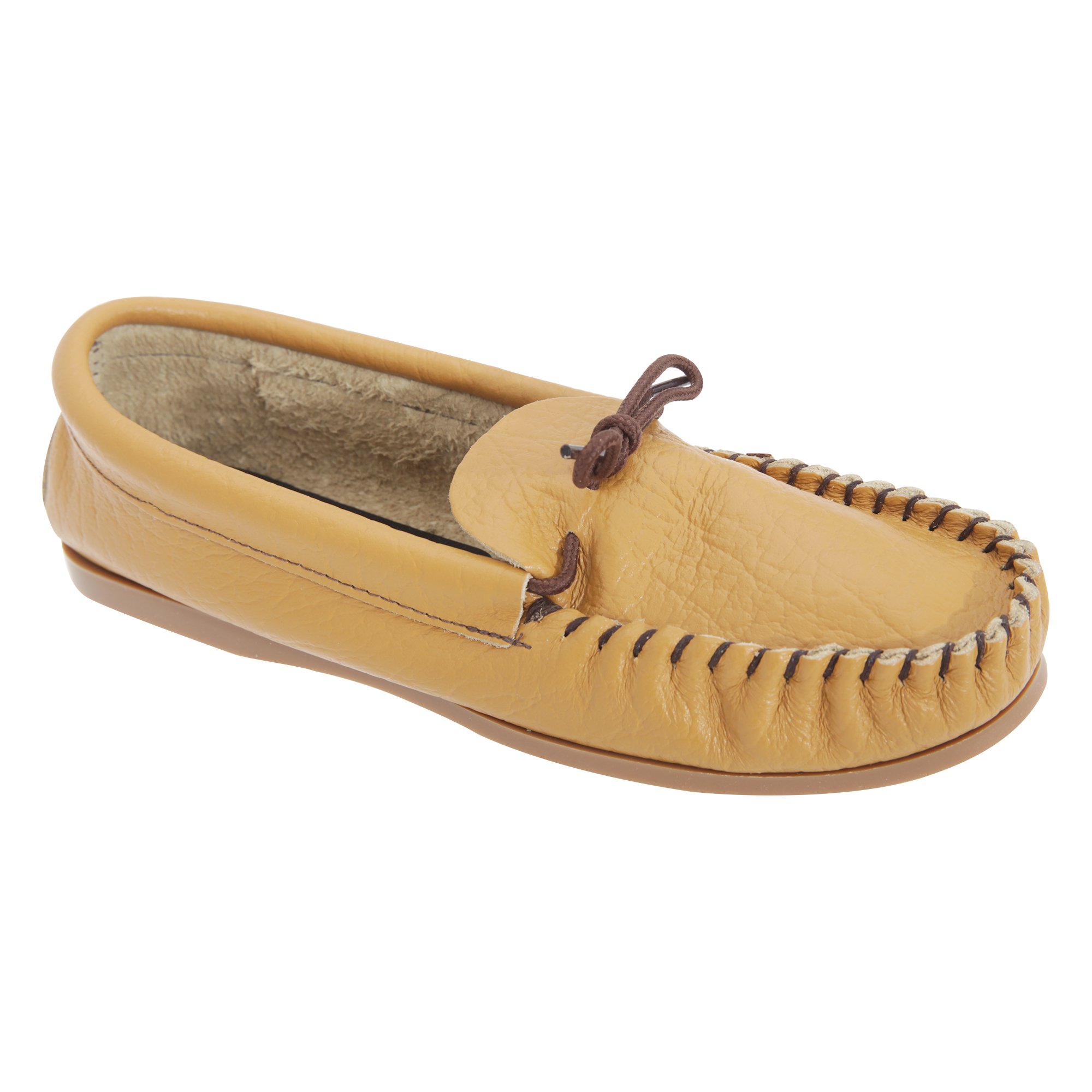 Mens Gordon Softie Leather Moccasin Slippers
