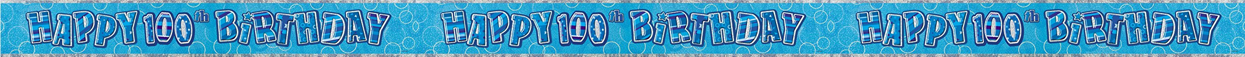 Unique Party 92068 - 9ft Foil Glitz Pink Happy 80th Birthday Banner — view 135