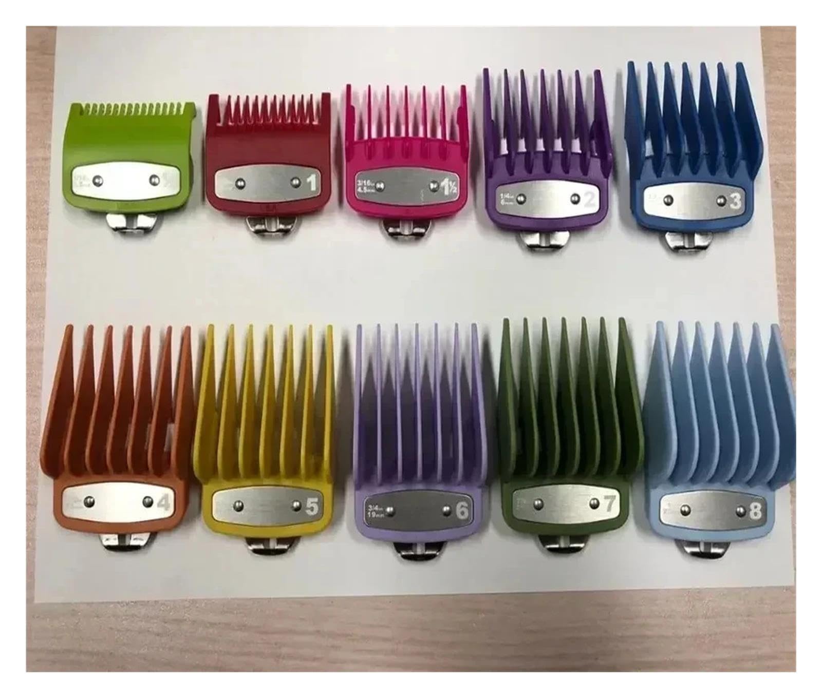 Peines De 8/10 Piezas Compatibles Con Wahl Y Kemei