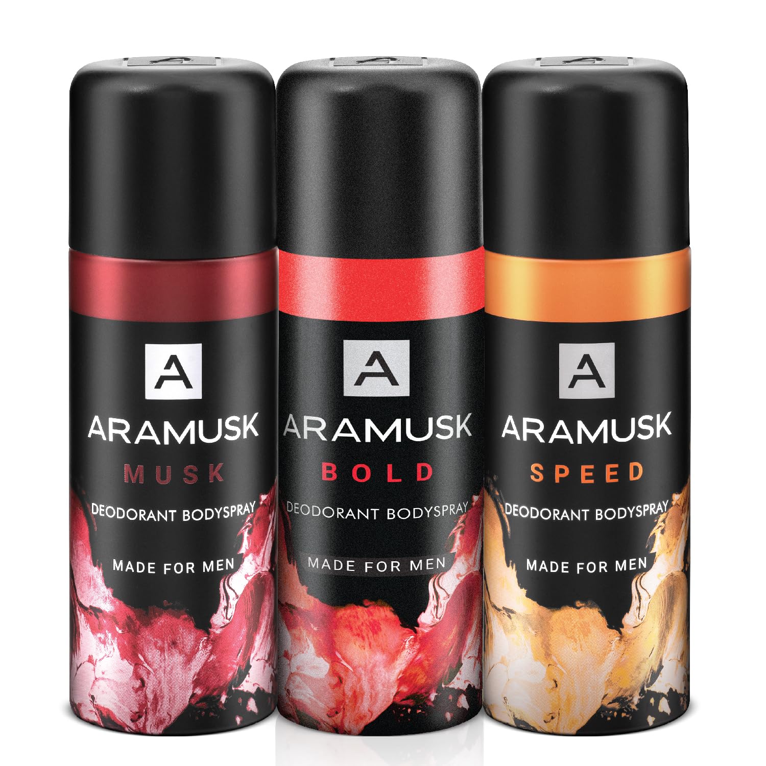 Aramusk Deo for Men - MUSK, BOLD & SPEED assorted |Long Lasting Masculine Fragrance | Everyday Bodyspray |150mL Pack of 3-image-49