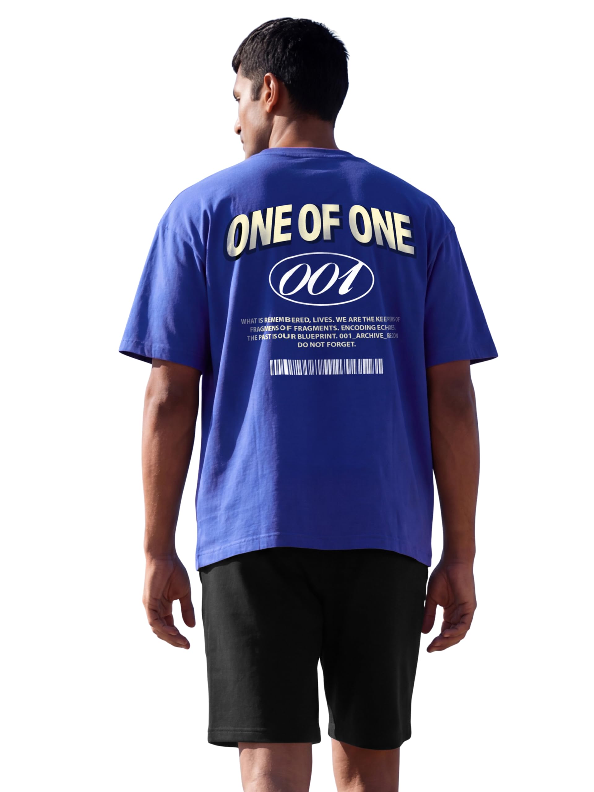 fflirtygo Men's AirEase Summer Coord Set | One of One | 240 GSM Cotton Terry Oversized T-Shirt & Shorts | 2 Deep Pockets | S to 6XL | Blue, M-picture-24