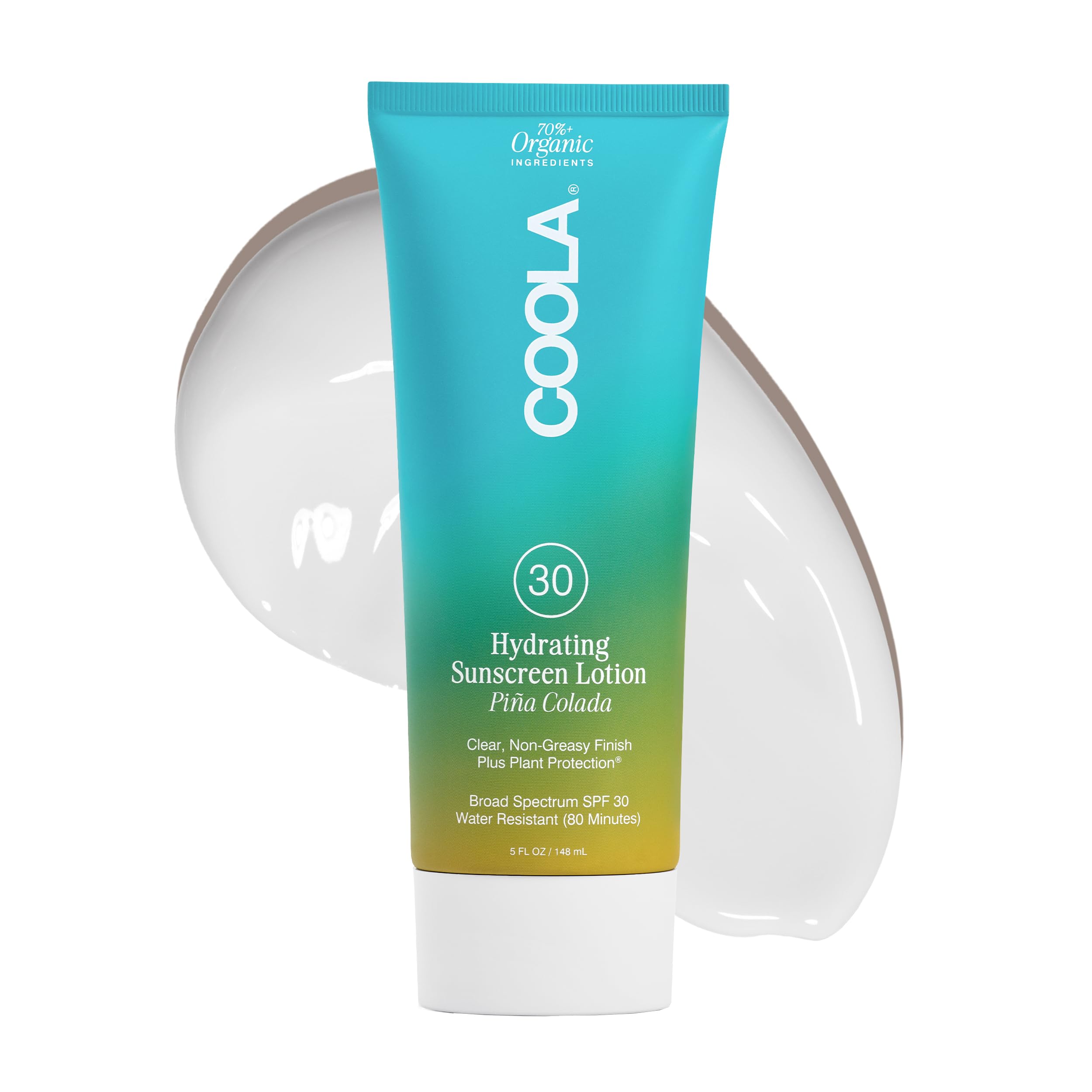 COOLA Hydrating SPF 30 Sunscreen Lotion, Scented Body Lotion, 5 oz