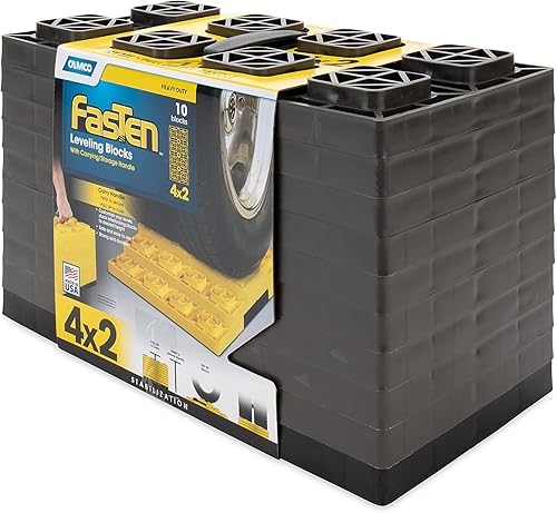 Miniatura 35 de Bloques niveladores de Camco 2-Amarillo