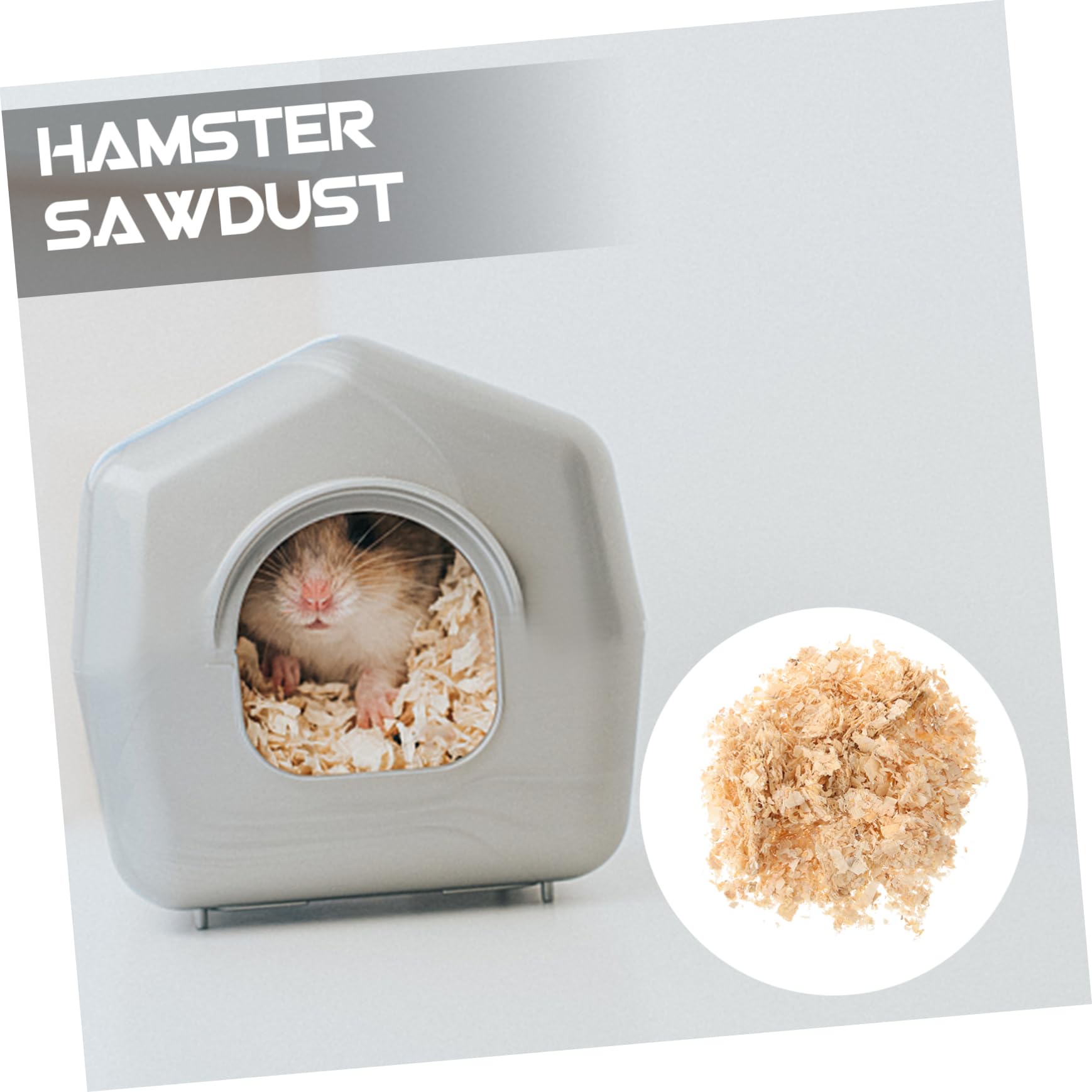 ZOUSSIQI Literie Pour Hamster Déodorisation Naturelle Petits Animaux Copeaux De Bois Pour Lapin Hamster Poussin Cochon D'Inde Chinchilla CW1110A-317