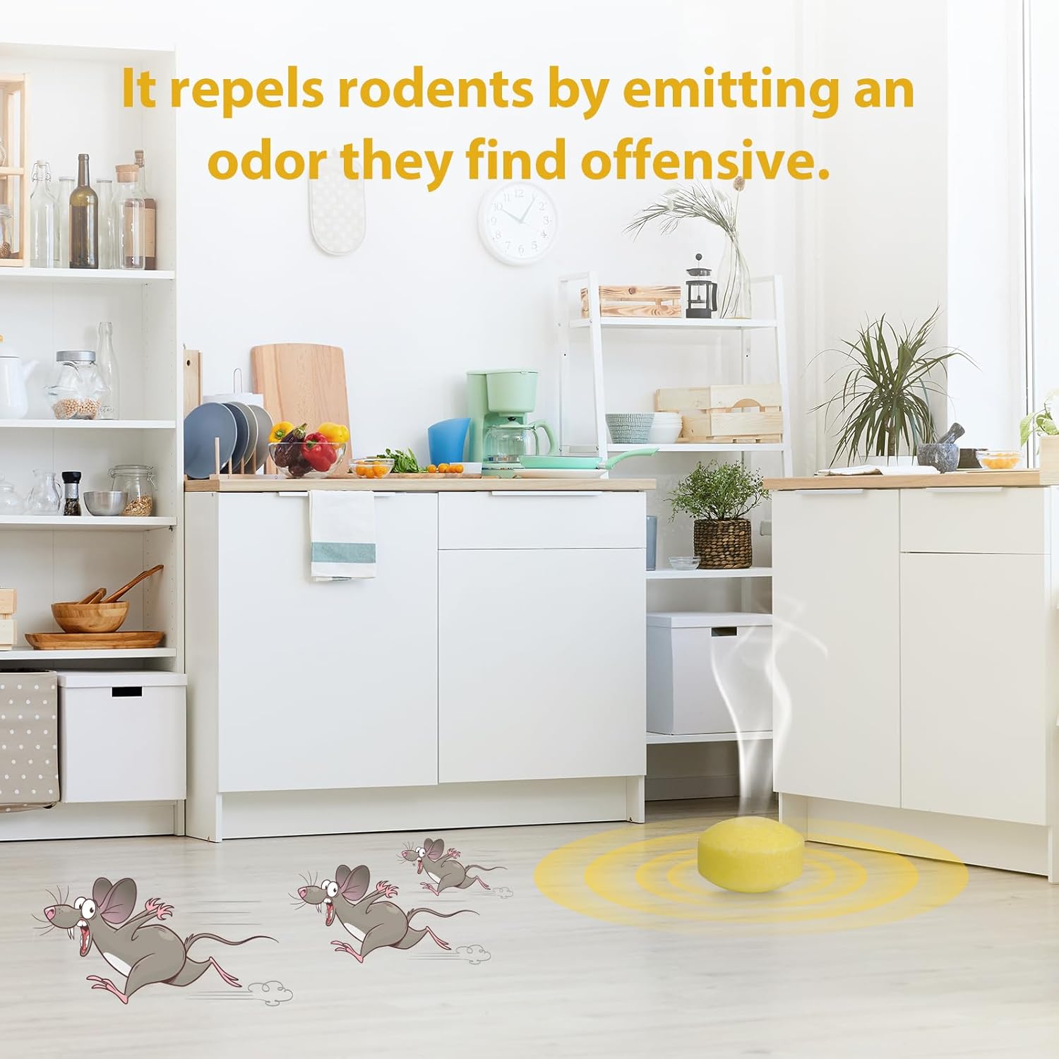 Multi-Pest Repellent 12 Pack, Peppermint Oil Mice Squirrel Spider Deterrent for House Car Garden, Natural Rodent Repellent Balls Indoor Outdoor Safe Pets Kids, Long-Lasting(with 12 Mesh Bags) - Image 3