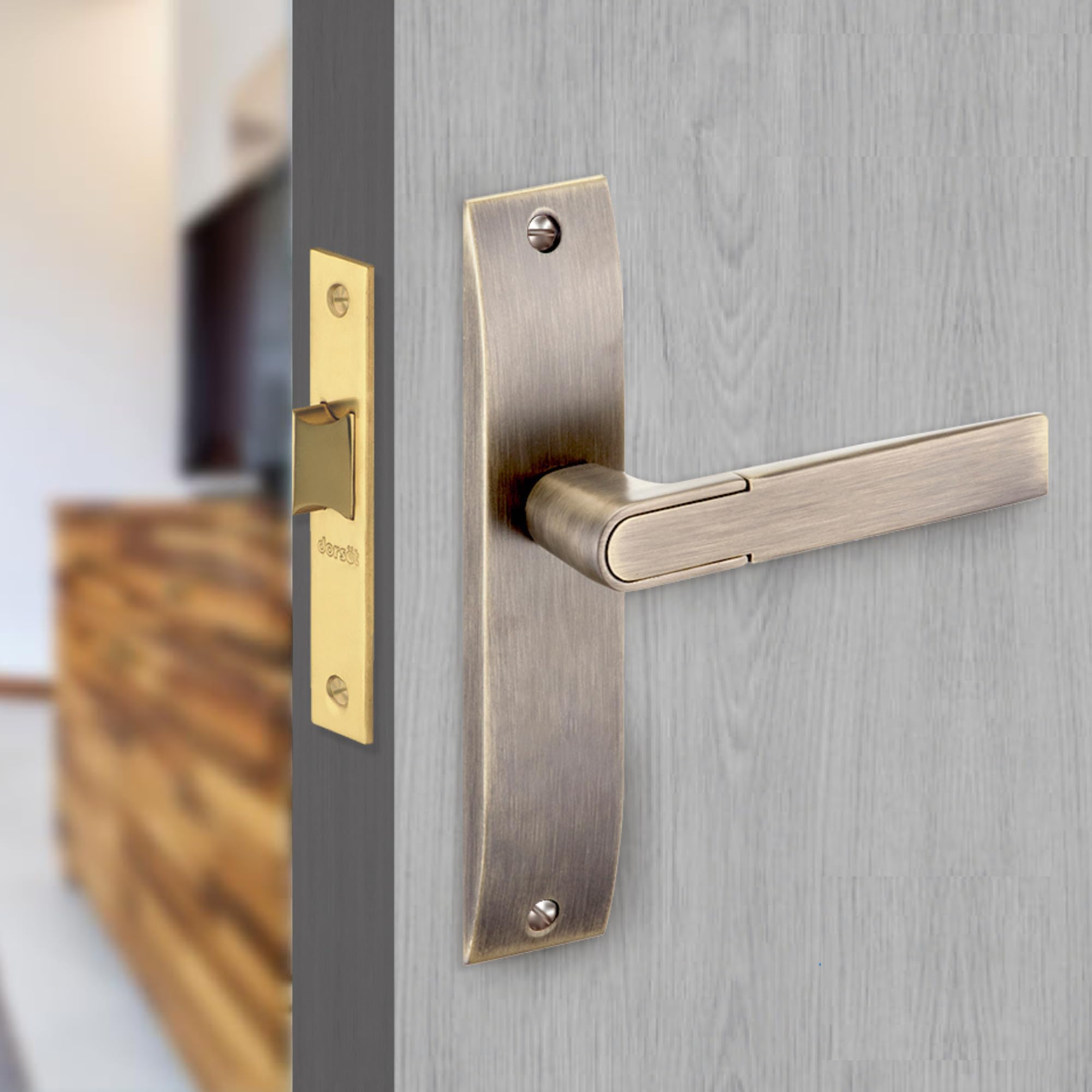 Dorset Zovi Mortise Latch | Ideal for Kids Room, Kitchen and Bathroom Doors | Antique Finish | HLZOVBPT (B0D45D8LMX) Amazon Price History, Amazon Price Tracker
