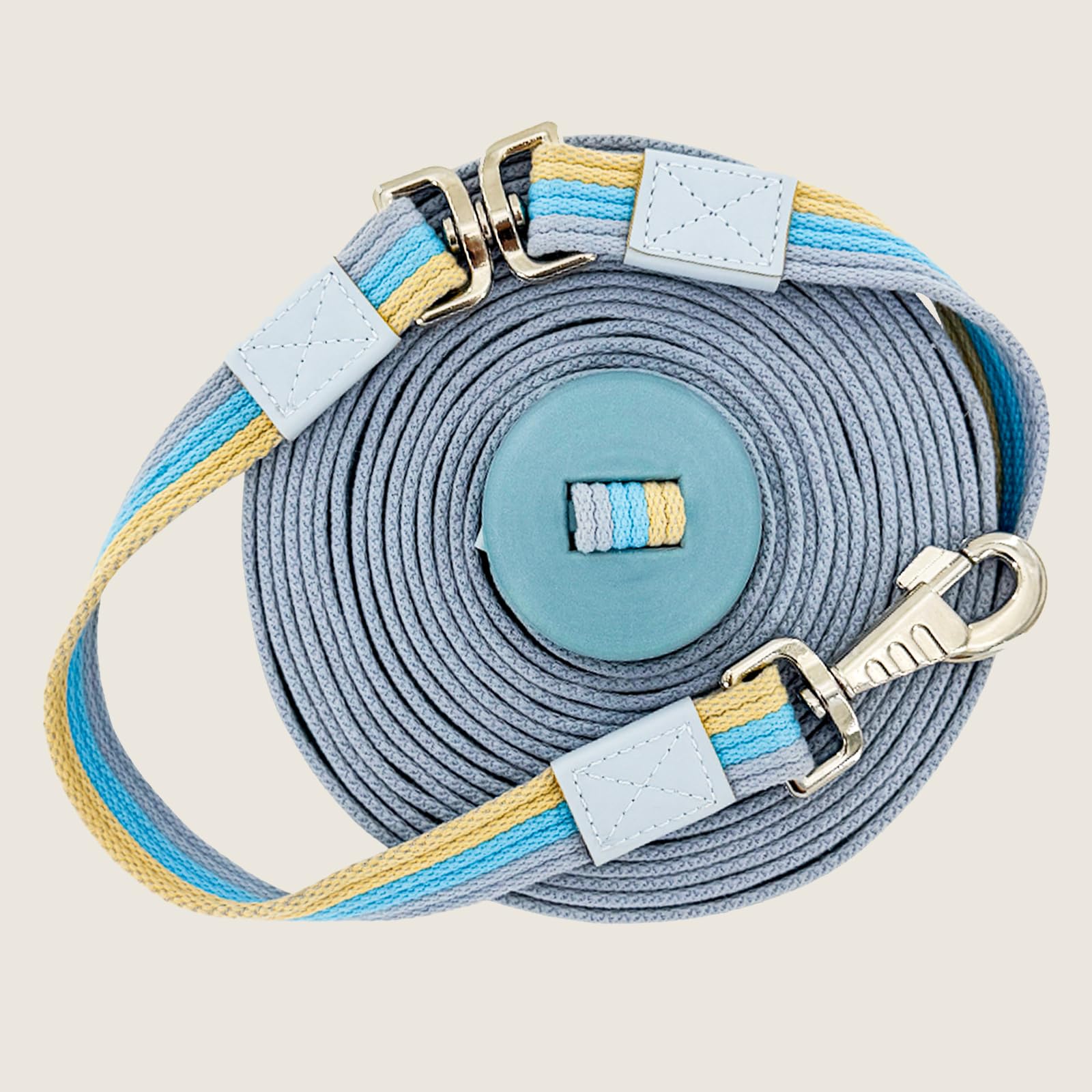 JIAXLTD Lunge Line Polyester Cotton Lunge Line 25 Ft with EVA Stop Equine Lunge Line for Horses with Swivel Bolt Snap