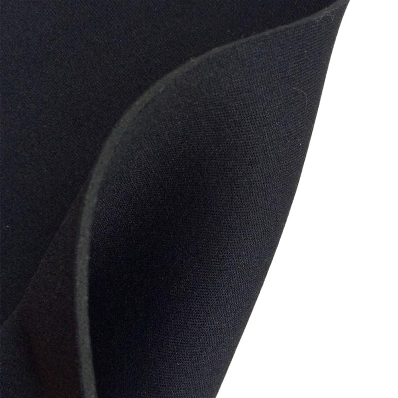 Neoprene Waterproof Fabric 2.5mm Thickness Rubber Neoprene Scuba Fabrics Diving Material(Black)