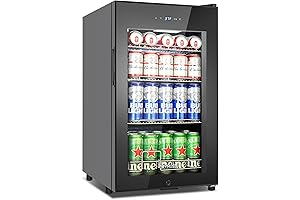 17 Inch Beverage Cooler Refrigerator for Bedroom