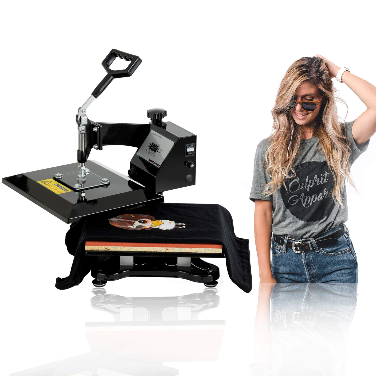 nurxiovo heat press machine 12x10