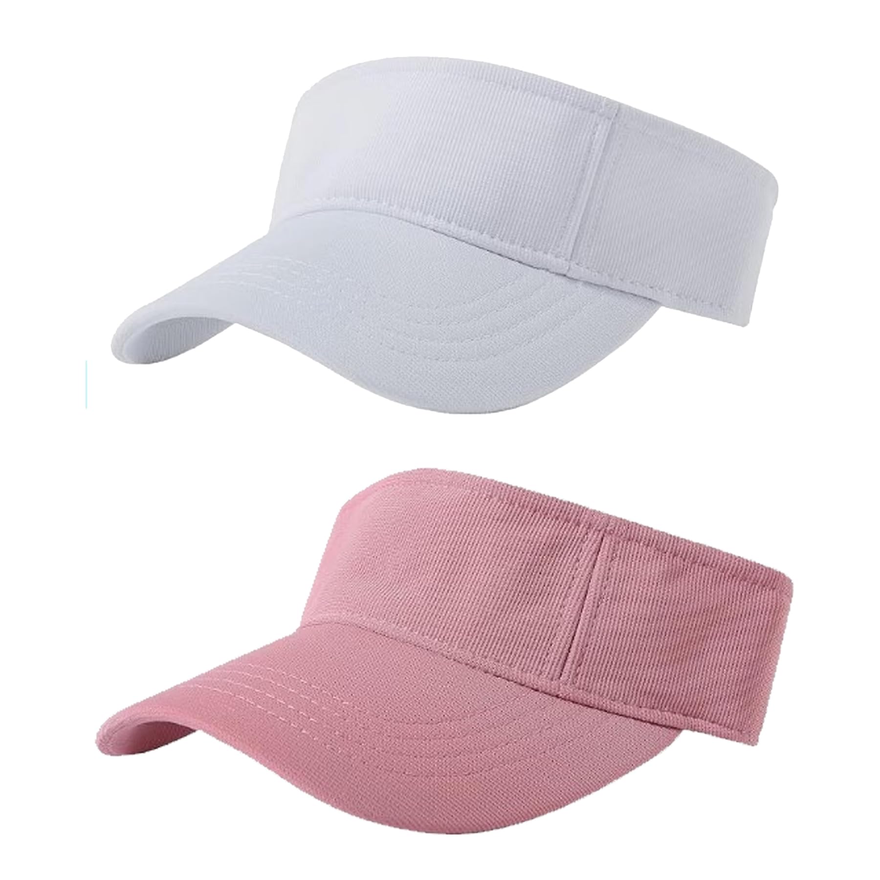 Jastore Kids Girls Boys Packable Hat Sun Visor Hats Cotton Sports Summer Golf Visor Hat