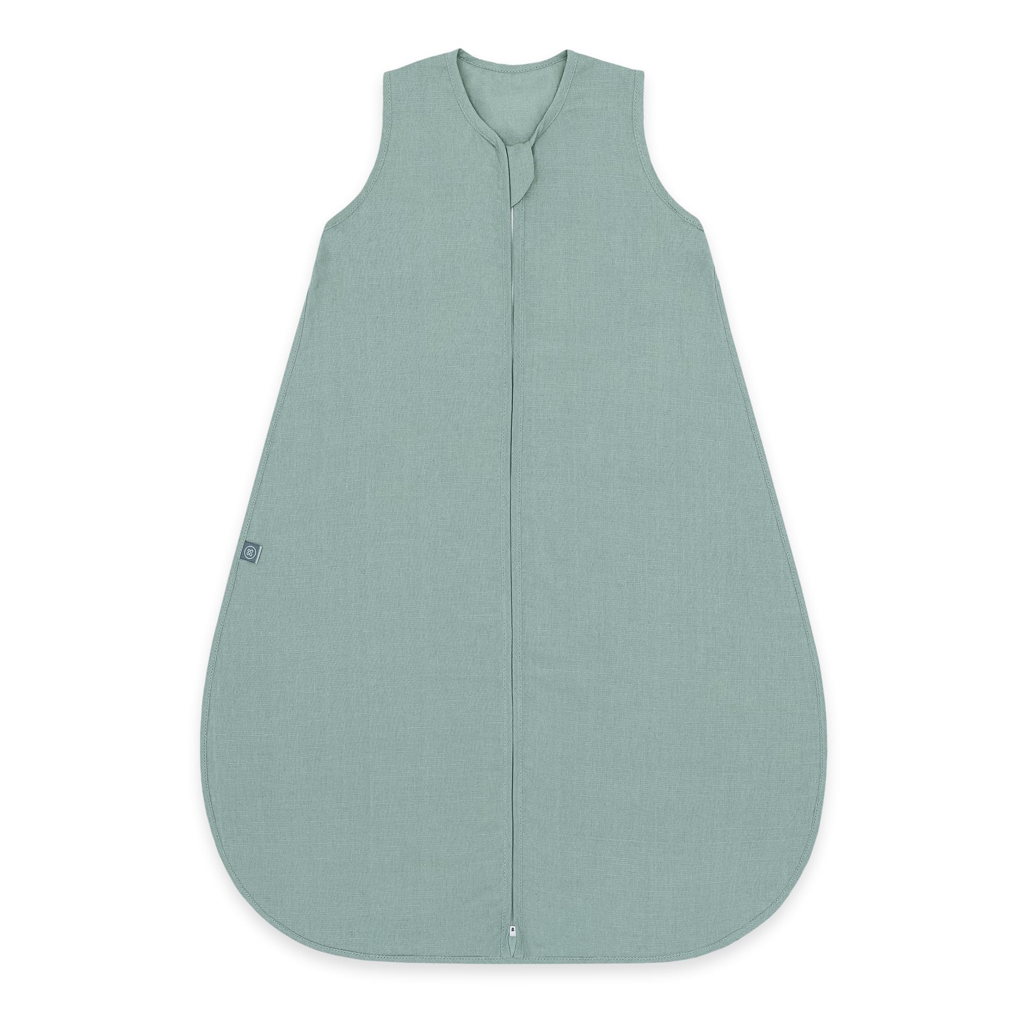 emma & noah Baby Schlafsack 0.5 TOG, Leinen Schlafsack für den Sommer, 100% Leinen, OEKO-TEX Zertifiziert, Atmungsaktiv und Leicht, Strampelsack für Neugeborene (Essential Berry, 90 cm)