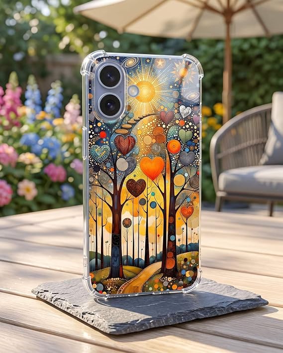 PrintiFy İnfinix Note 50 Pro Plus ile Uyumlu Düşlerin Dansı serisi Yıldız Yolculuğu Tasarımlı Uv Baskılı Köşe Korumalı Antişok Kılıf