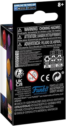 Miniatura 3 de Funko POP! - Llavero de Five Nights at Freddy's - Balloon Foxy Novelty Llavero - Mini figura coleccionable - Relleno de calcetines - Idea de regalo