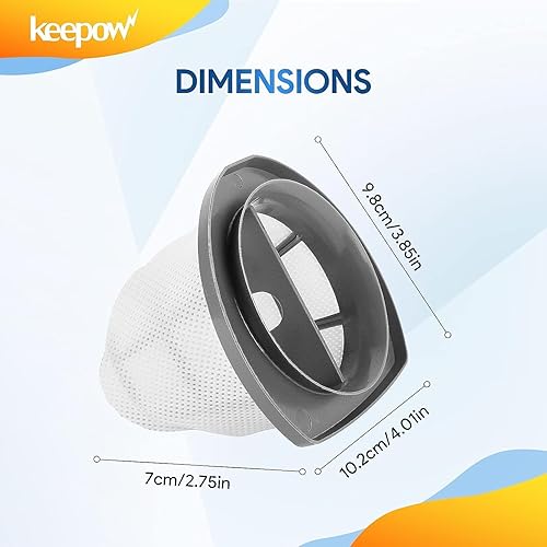 Miniatura 5 de KEEPOW Filtro de vacío 2033 compatible con Bissell Featherweight Stick Aspiradora ligera sin bolsa 2033, 20331, 20333, 20336, 20339, 2033M (paquete