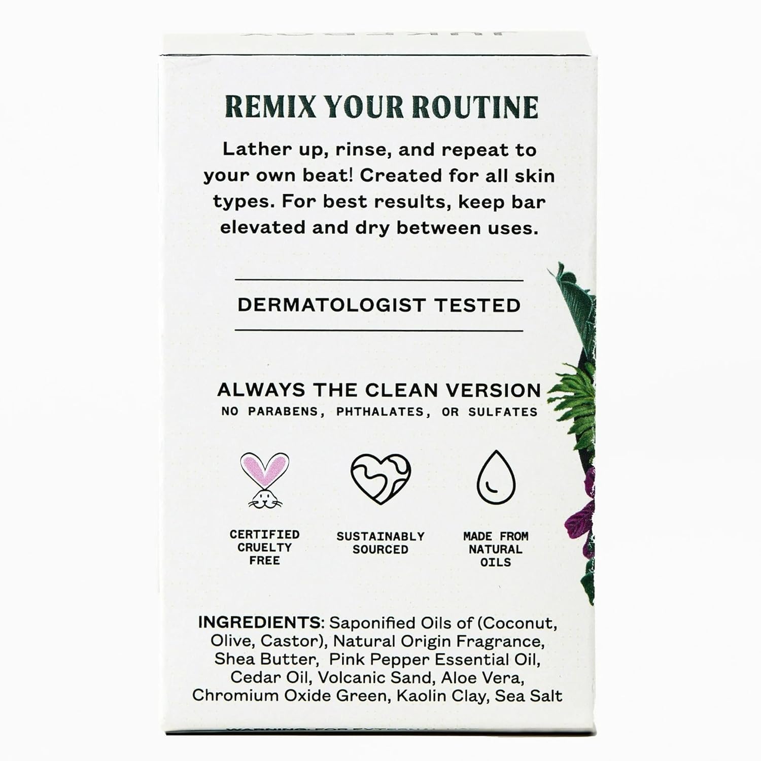 JUKEBOX Soap,Born to Be Wild Scent, Natural Bar Soap for Women, Medium Scrub, Cold Process, Bath Soap, No Harmful Ingredients, All Skin Types, Wild Fern,Pink Pepper,Vetiver-a Dr. Squatch Brand-4.5oz - Image 2