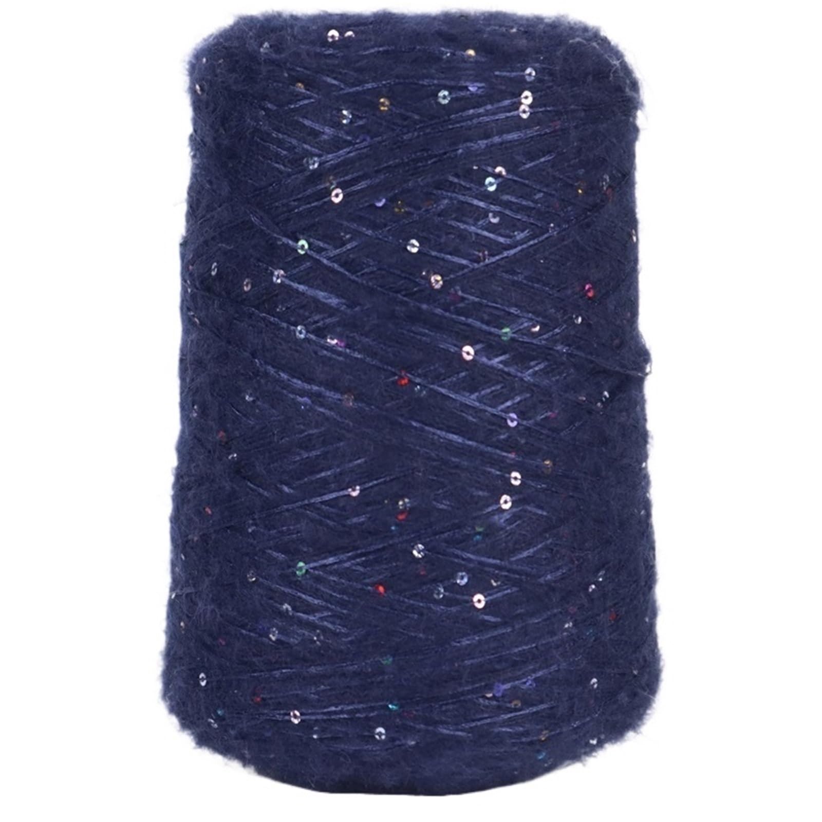 Hilos para crochet hilo de lentejuelas 520g para tejer ganchillo y costura