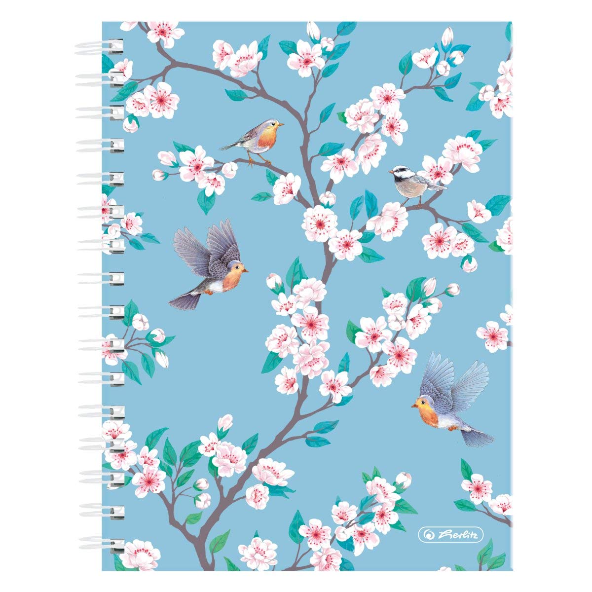 Libro per boutique, formato A5, Ladylike Birds, 100 fogli a quadretti