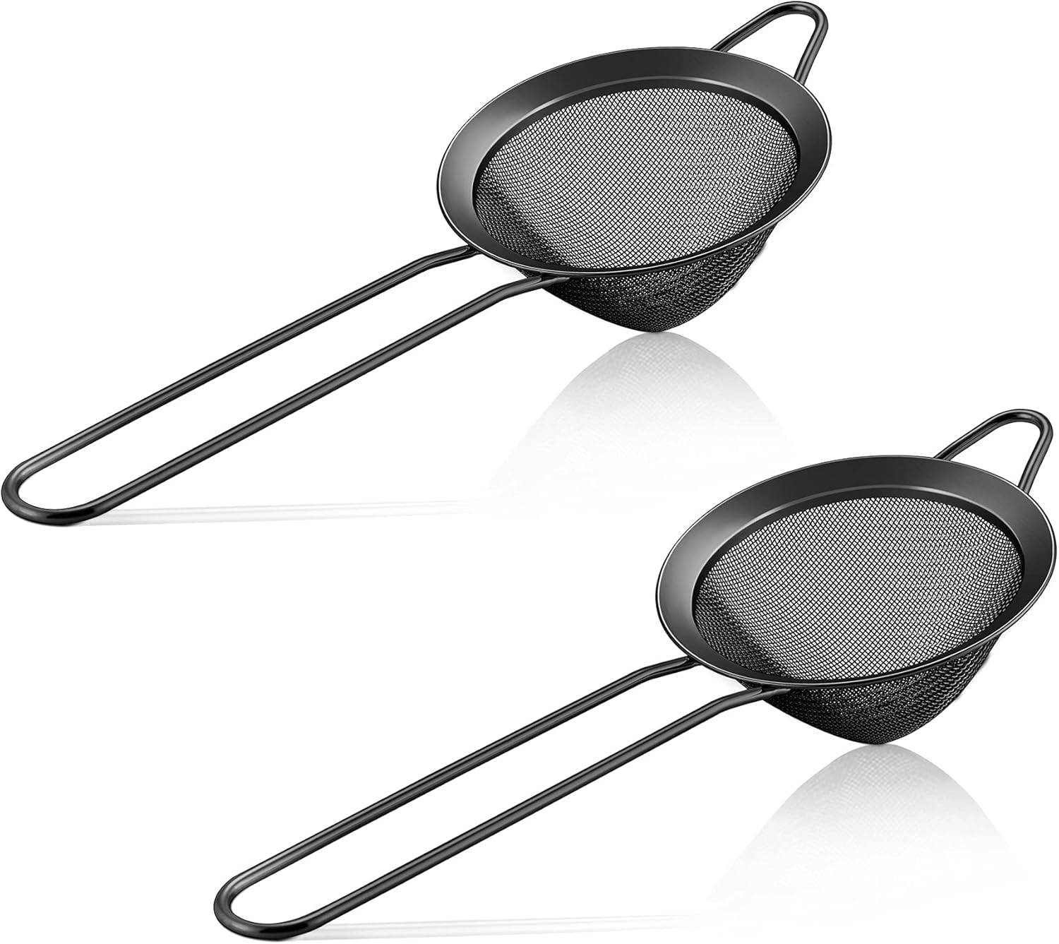 Small Strainer Set of 2, Efar 3.3 Inches Stainless Steel Fine Mesh