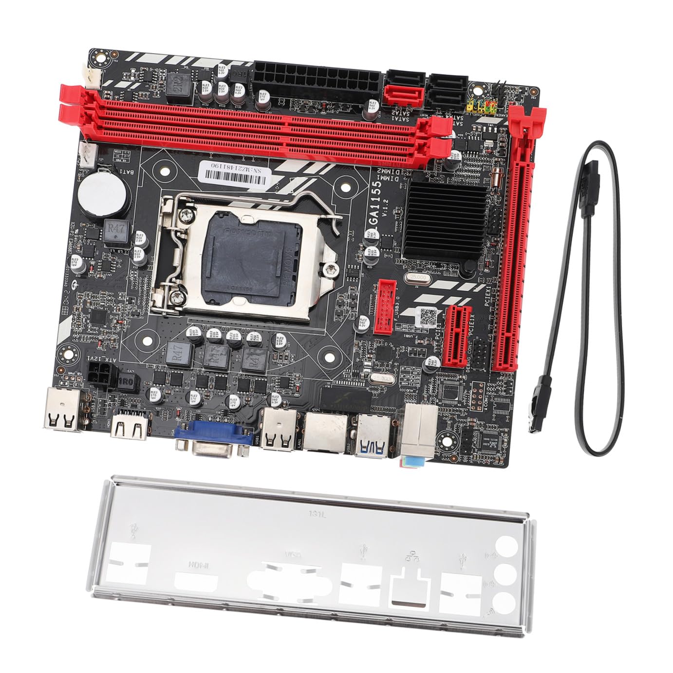 Tofficu Scheda Madre Per Computer Desktop Compatibile Processore Supporta Memoria Fino Connettività Usb Installazione Facile