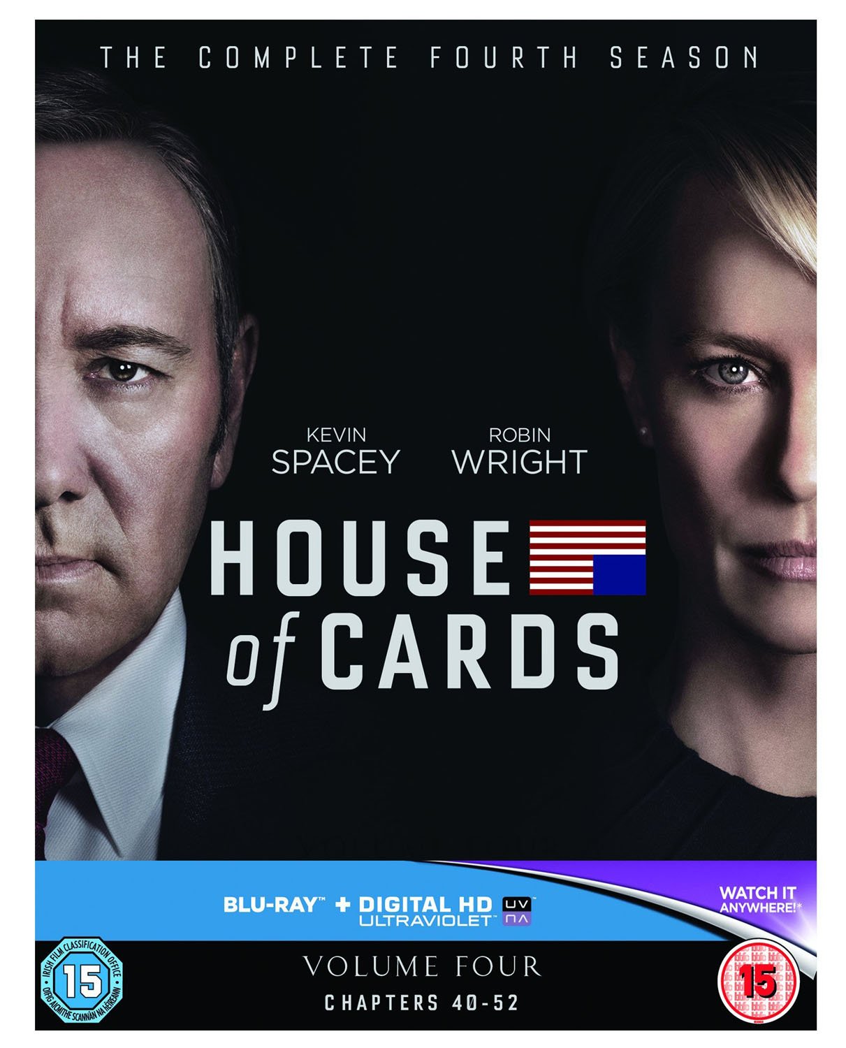 House of Cards The Complete Fourth Season (Blu-ray) New Sealed - Free P&P