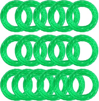 Weed Eater String,0.095" Trimmer Line of 288Feet,Pre-Cut Trimmer Line for Universal Replacement,Triangle Weed Wacker String Fits Medium& Heavy Grass&Weeds 16Pack