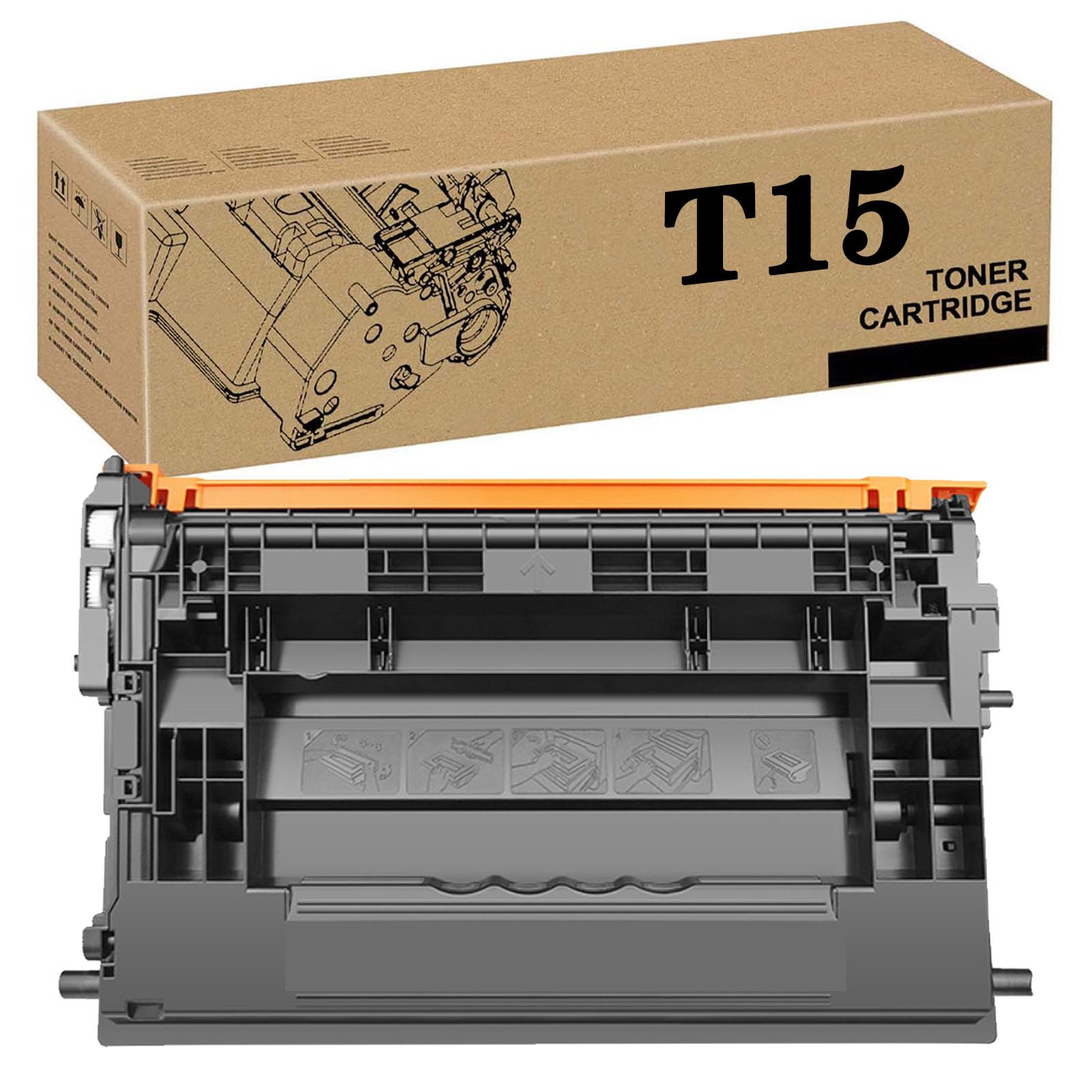 PuCio T15 5818C001 Cartuccia di Toner Ad Alta capacità Compatibile per Canon X 1861P X 1871P Stampanti 1 Pack