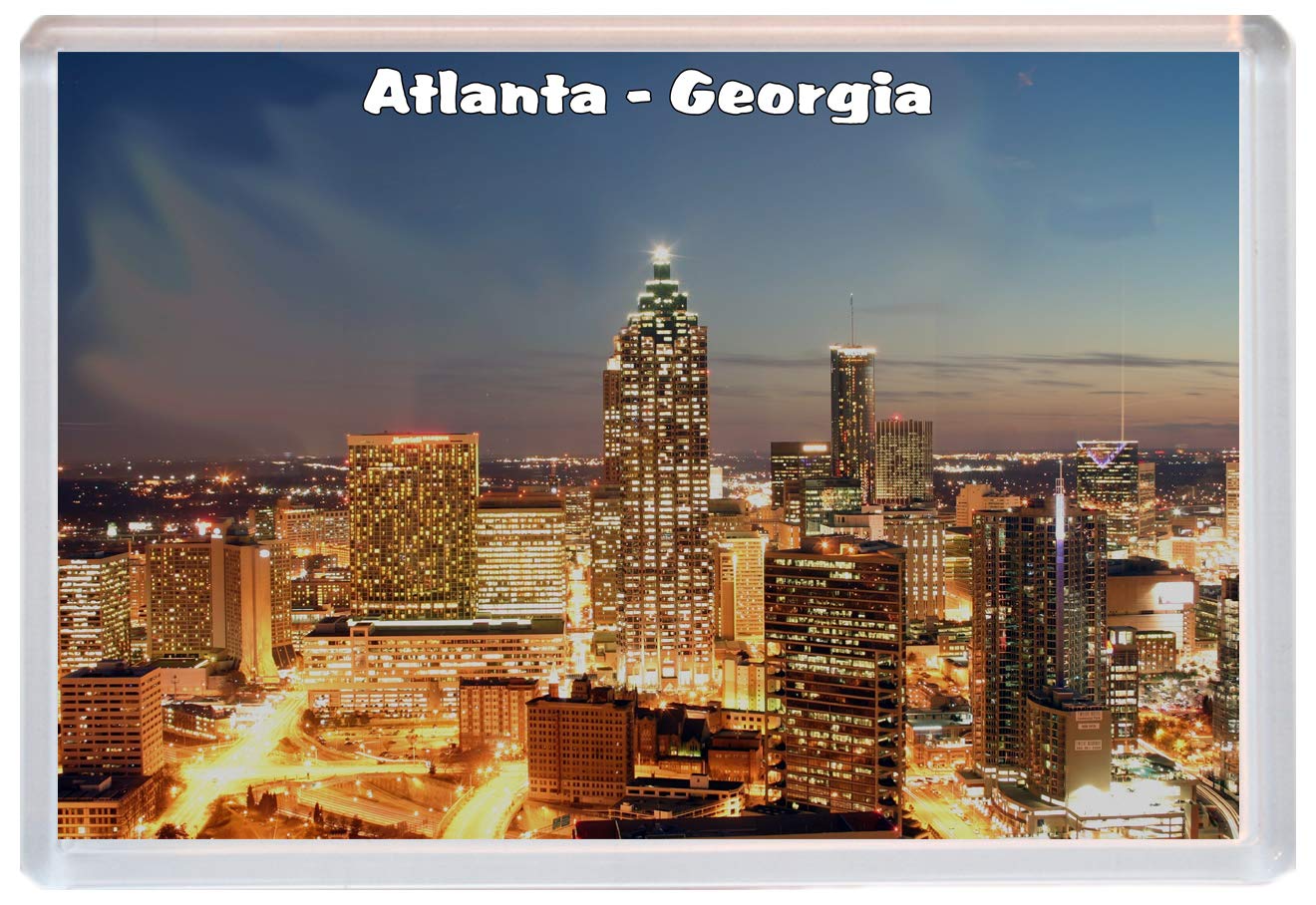 Baked Bean Store Bbsm1003 Atlanta - Georgia - Usa - Jumbo Fridge Magnet/Magnets