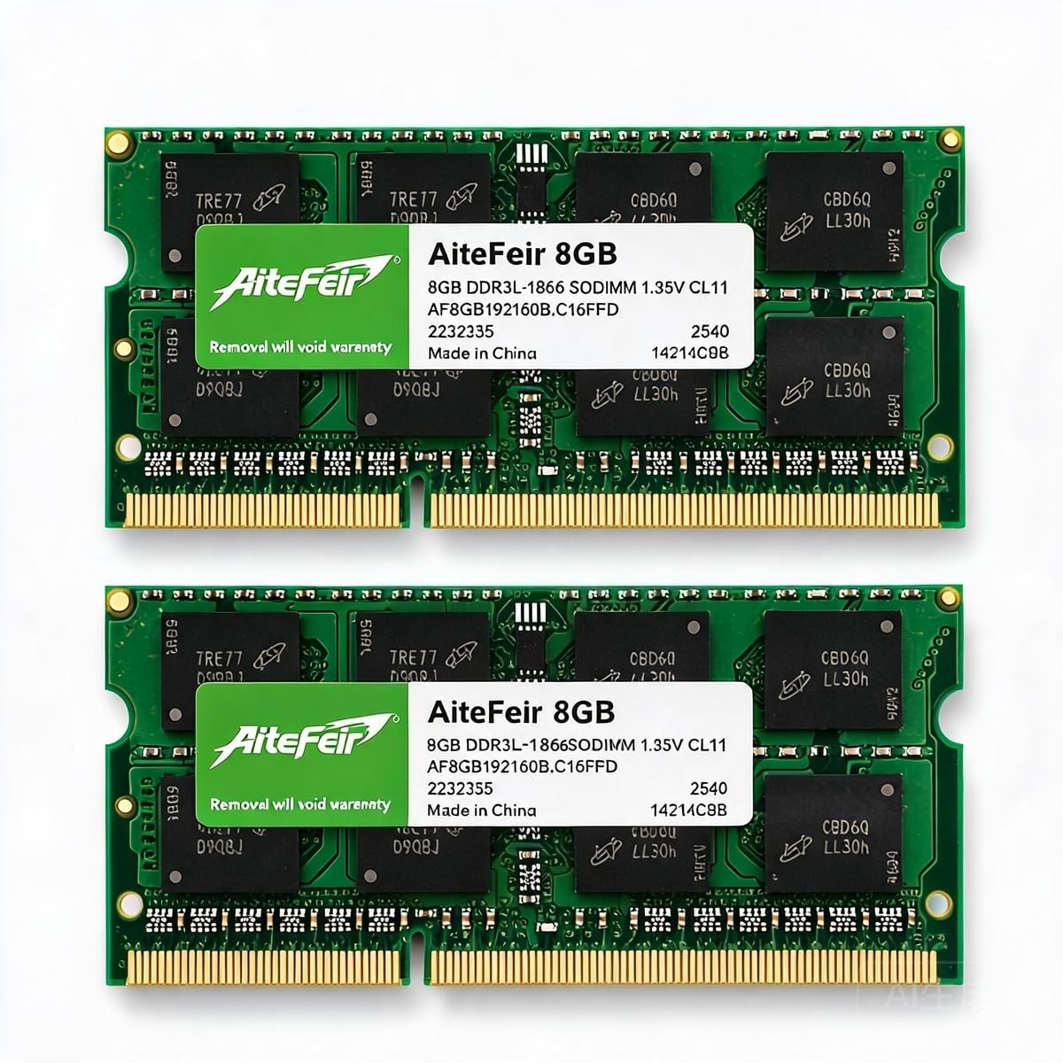 AitFeir 16GB KIT(8GB*2) DDR3L RAM1600MHz 1.35V SODIMM Laptop Notebook