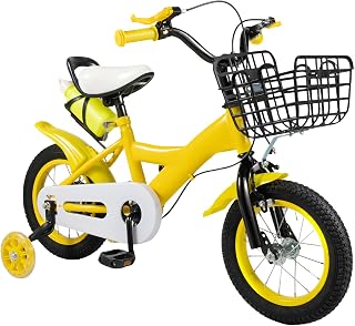 Kinderfahrrad 12 Zoll mit Korb und Klingel