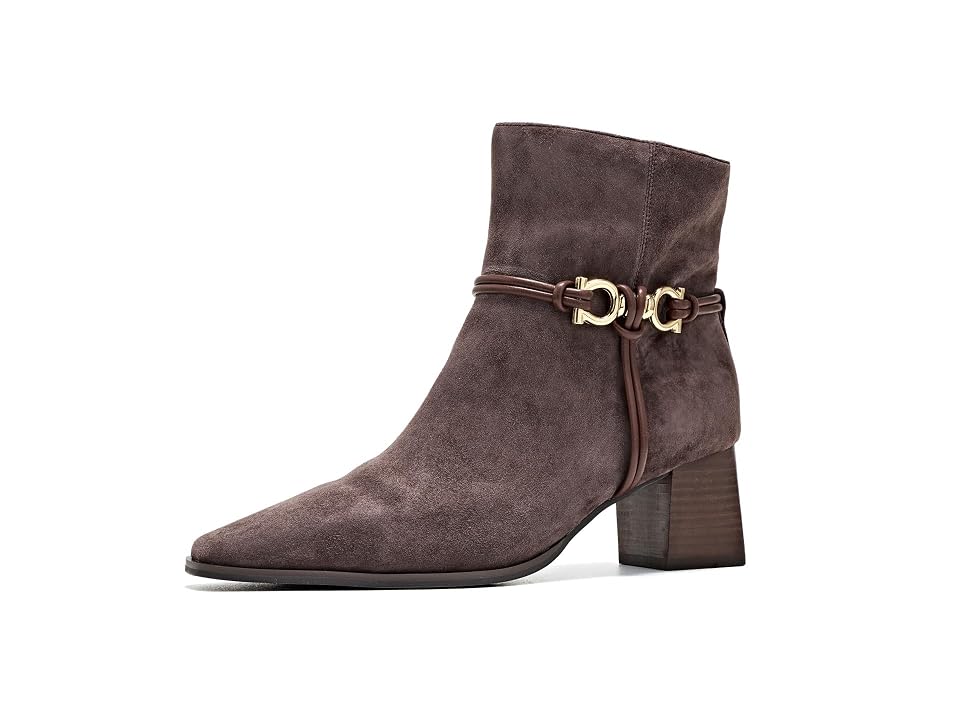 Andre Assous Arya Women's Boots Dark Brown Suede: 6 M, Leather