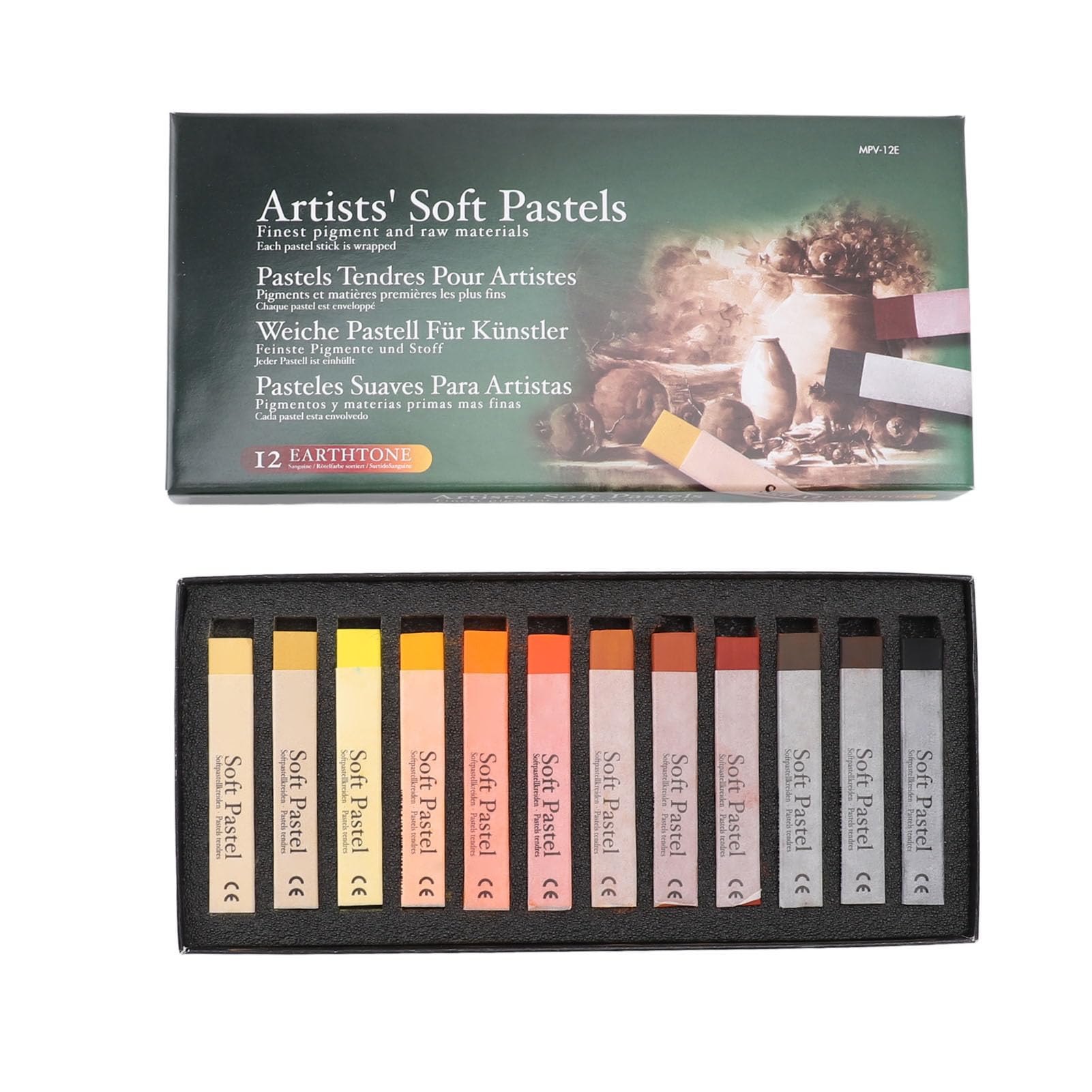 Xolsurg Soft Pastels Art Drawing Painting Set Vivid Colors for Home School Office (Colorful)