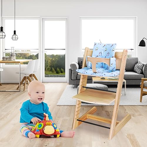 Miniatura 3 de Cojín para silla alta Tripp Trapp, suave y cómodo para Tripp Trapp - Cojín para silla alta Tripp Trapp, para el juego de cojines Tripp Trapp hace