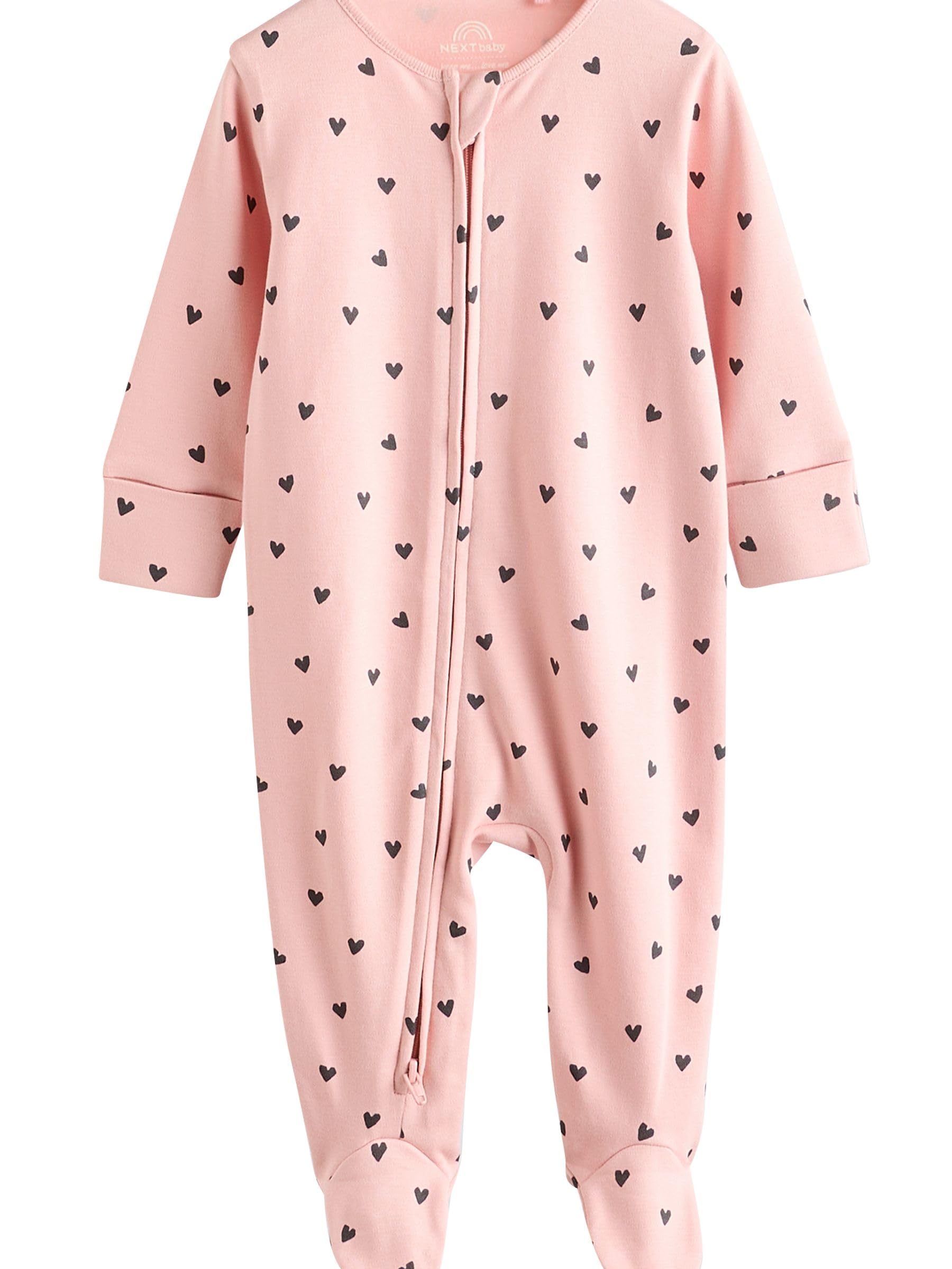 NEXT Bebés niña Pack de 5 Pijamas Tipo Pelele para bebé con conejitos