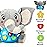 STEAM Life Baby 3-6 Months Boy Gifts Musical Toys Plush Elephant Infant 0-6 6-12 Month Light Up Stuffed Aminal for Newborn Toddler