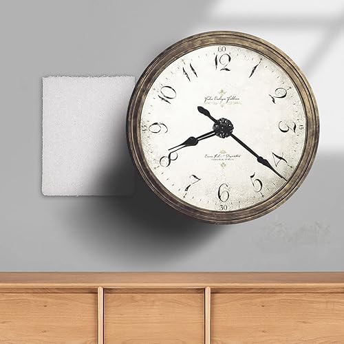 Miniatura 7 de NISUOIEN Tiras blancas con adhesivo, 15 juegos de cinta adhesiva fuerte de doble cara con gancho y bucle, 2 x 4 pulgadas